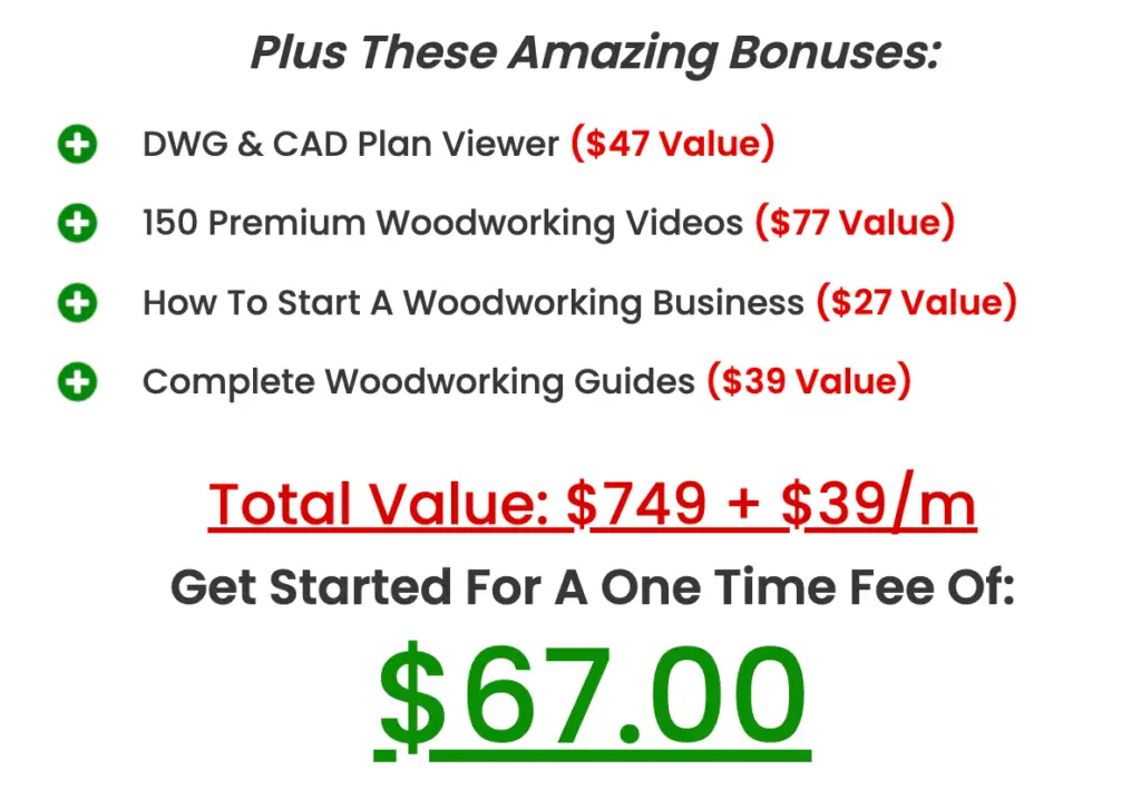 woodworking plans step by step projects