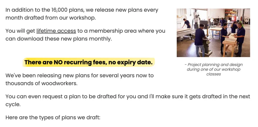 woodworking plans step by step projects