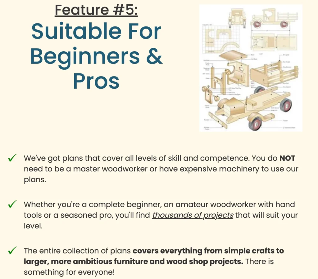 woodworking plans step by step projects